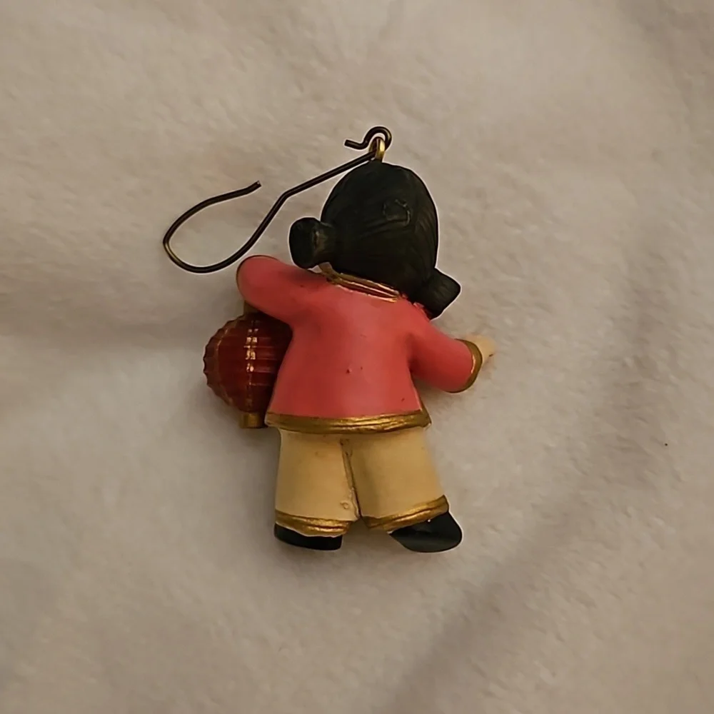 HALLMARK 2007 China Joy to the World Two Piece Tree Christmas Ornament